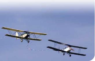 Modern and Vintage Biplanes