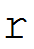 Подпись: r