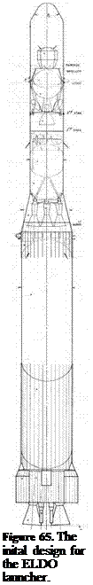 Подпись: Figure 65. The inital design for the ELDO launcher. 