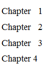 Подпись: Chapter 1 Chapter 2 Chapter 3 Chapter 4