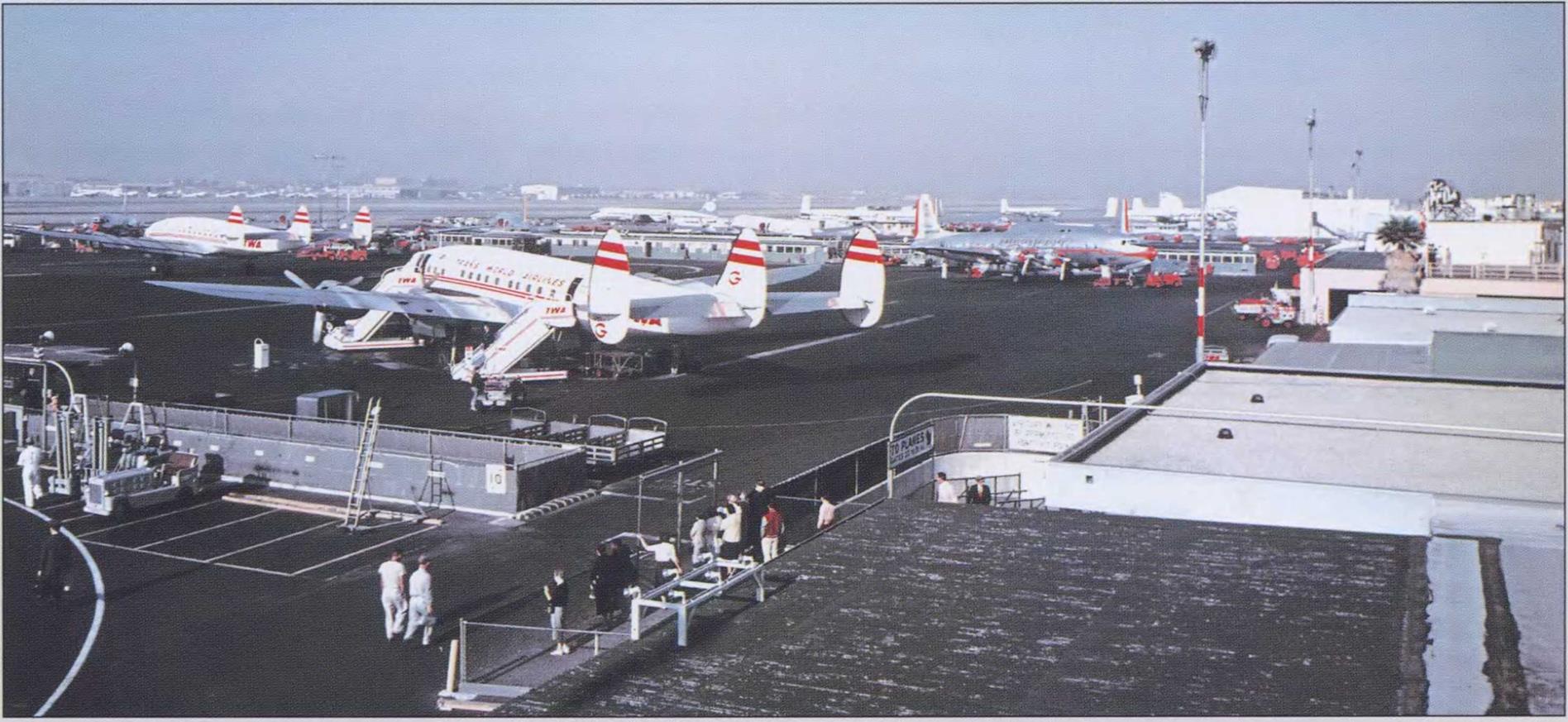 MAJOR U. S. AIRPORTS IN THE 1950s