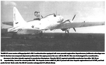 Подпись: TheDB-3F was a version of Sergey Ilyushin's DB-3 medium bomber equipped with more powerful engines than its predecessor, but its main advantage was that its structure was composed of pressed profiles rather than pipes, as was the case with the DB-ЗА. This new technology led to a considerable ; decrease in the labor intensity required to manufacture this airplane. Thus, the DB-3F required only half the construction lime of the DB-ЗА, an Б important step toward the recovery of the VVS. The torpedo version of DB-3F, DB-3T, served with mine-torpedo regiments such as 1 MTAP, and took part in the first Berlin raids. The DB-3F was later redesignated II-4. (Photo: Balss.) 