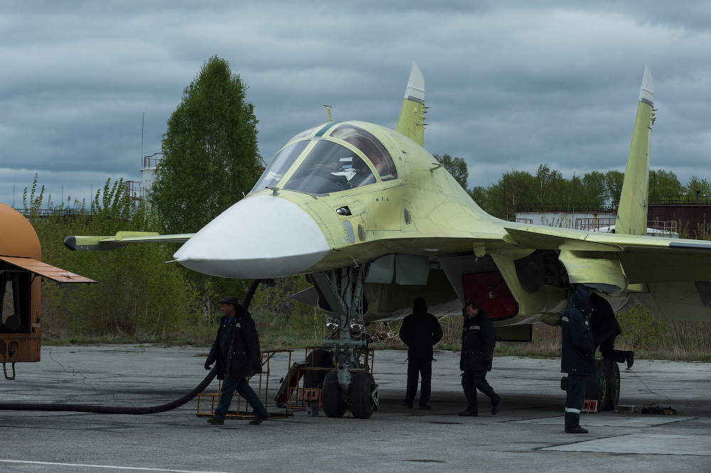 As collect a front bomber SU-34