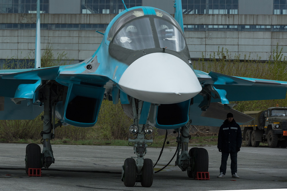 As collect a front bomber SU-34