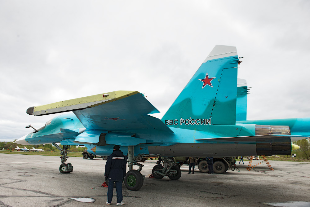 As collect a front bomber SU-34